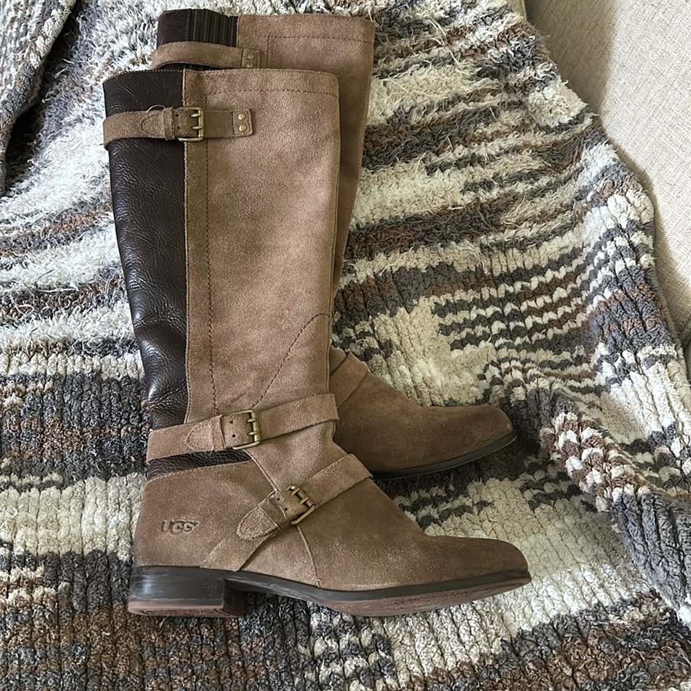 UGG leather and suede boots